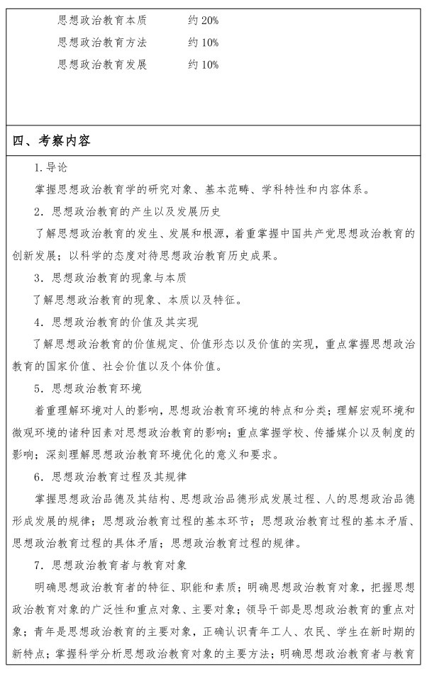 江漢大學(xué)研究生考試大綱 考研自命題科目考試大綱